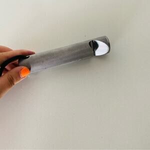 NEW Silver Gunmetal Dumbbell Weight Handle Bottle Opener Black Cord Tie